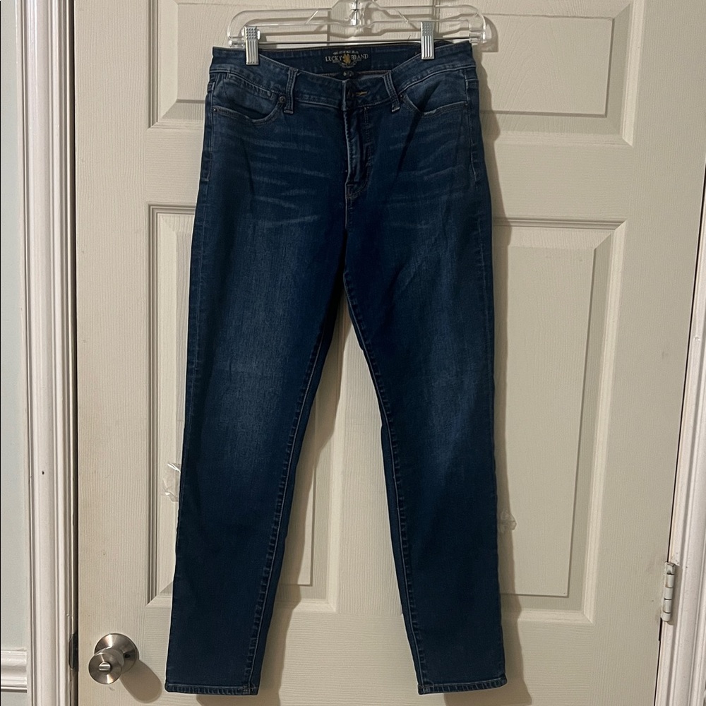 Lucky Brand Women's Dark Blue Skinny Jeans